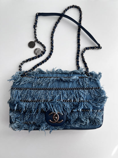 Chanel Paris-Dubai denim flap bag