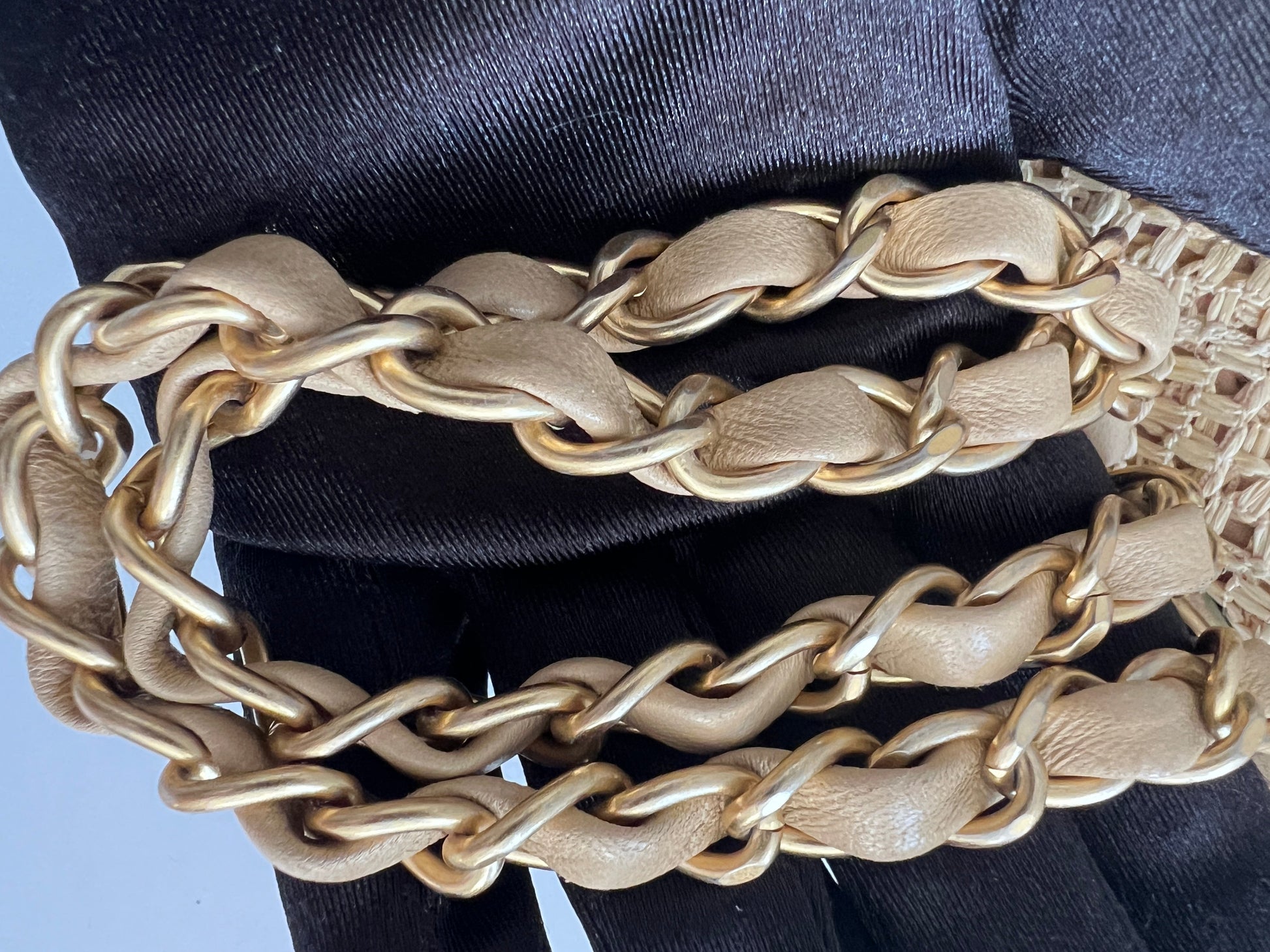 Chanel Paris-Athens Crochet Raffia Medium Single Flap Bag