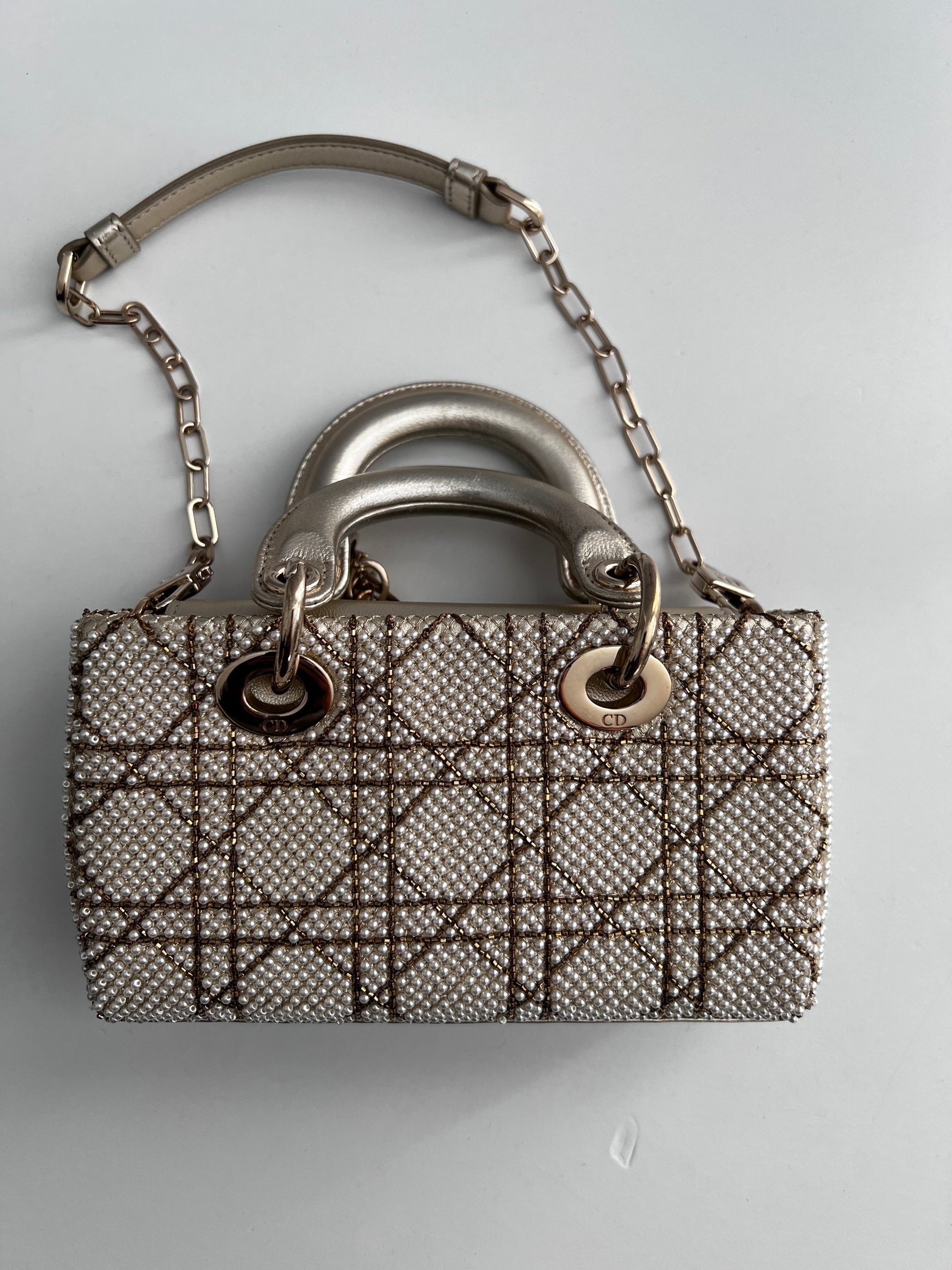 Dior pearls micro lady D-joy