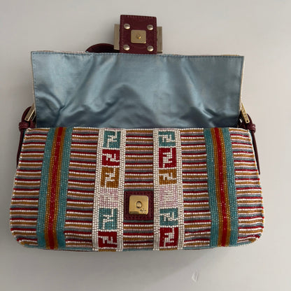 Vintage Fendi Embroidered Baguette