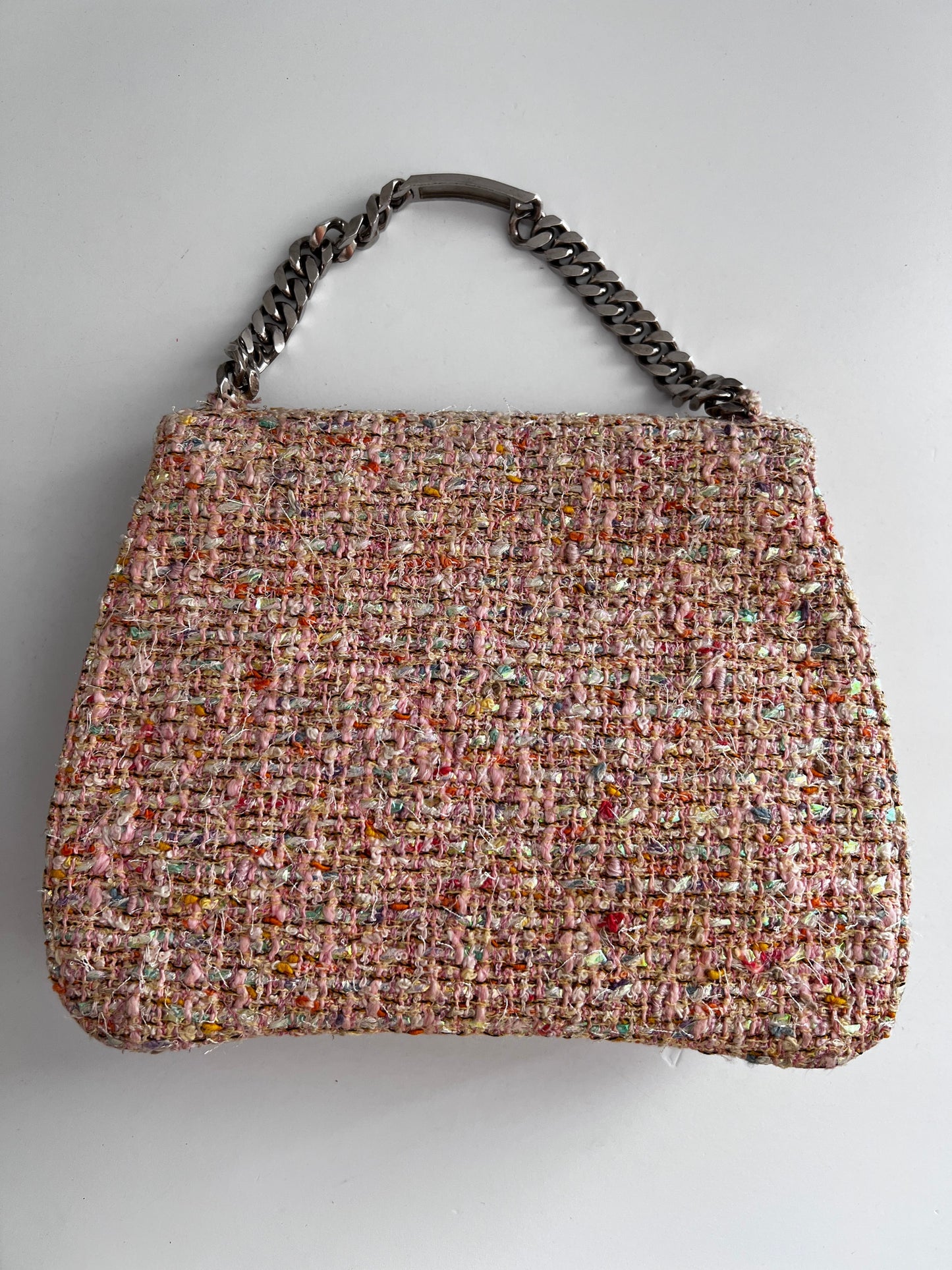 Vintage Chanel tweed hand bag