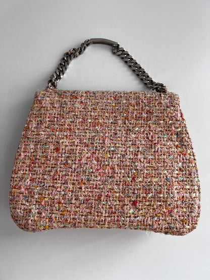 Vintage Chanel tweed hand bag