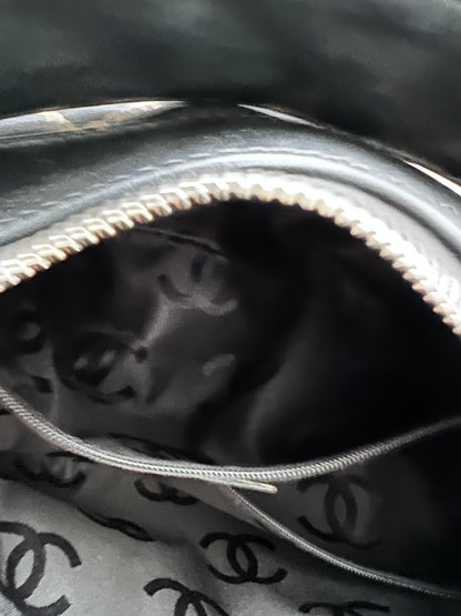 Vintage Chanel CC Surpique tote