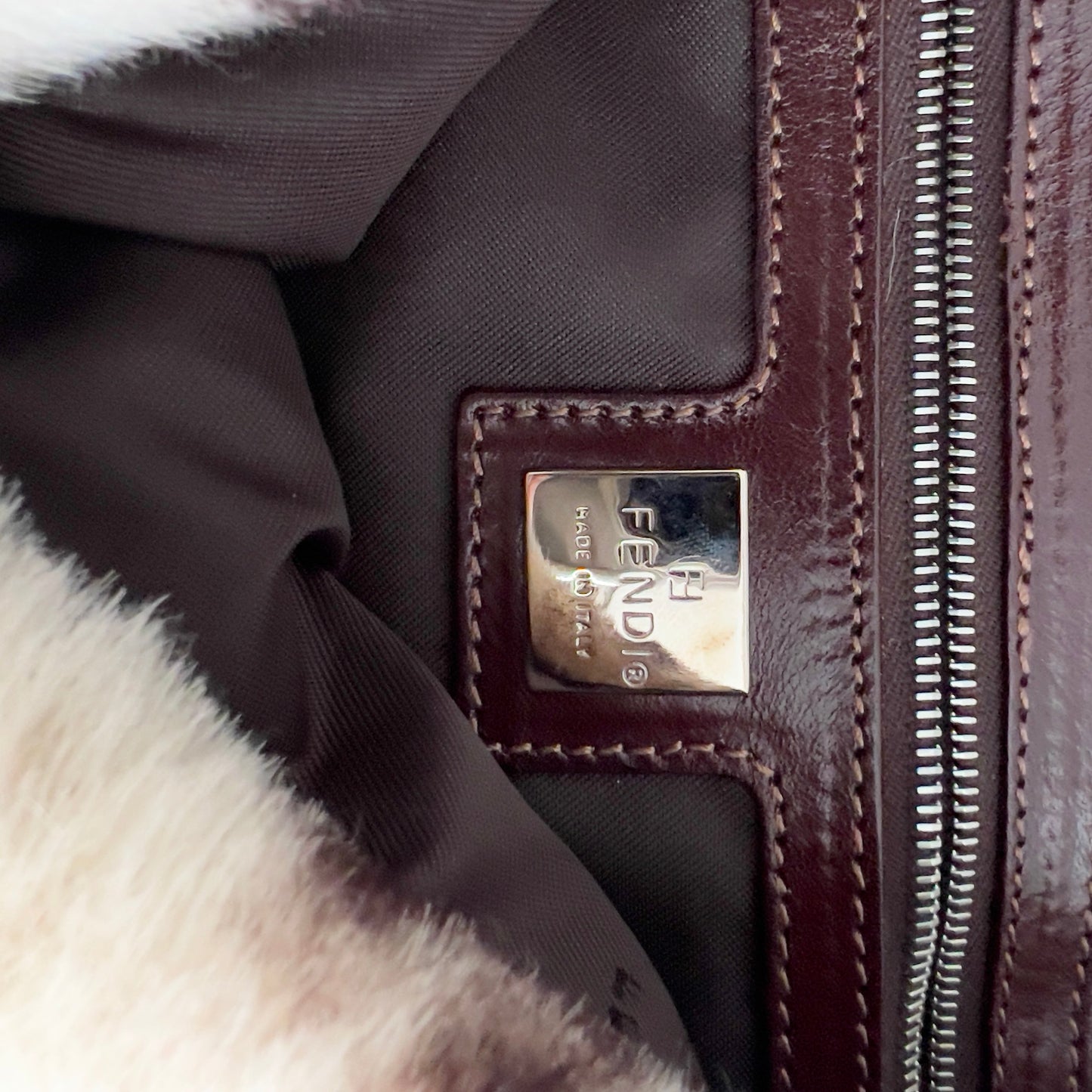 Vintage Cowhide baguette