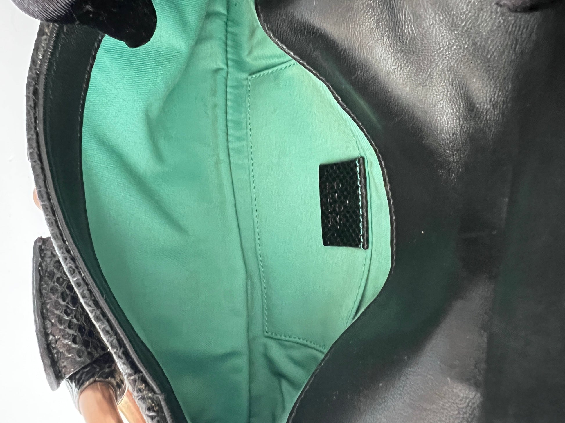 Vintage Gucci Raffia Embroidered Horsebit Chain Bag Medium