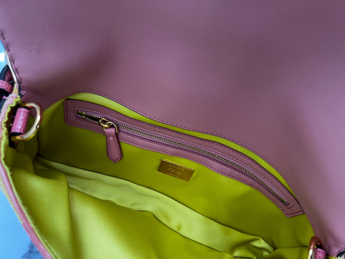 Fendi Sunset beaded baguette