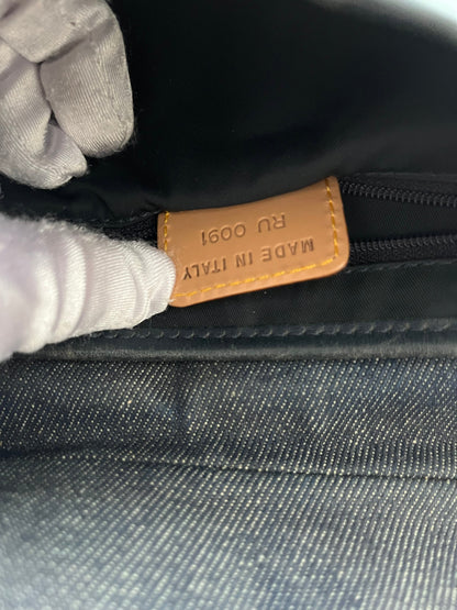 Dior saddle Jean leather gold hardware shoulder bag