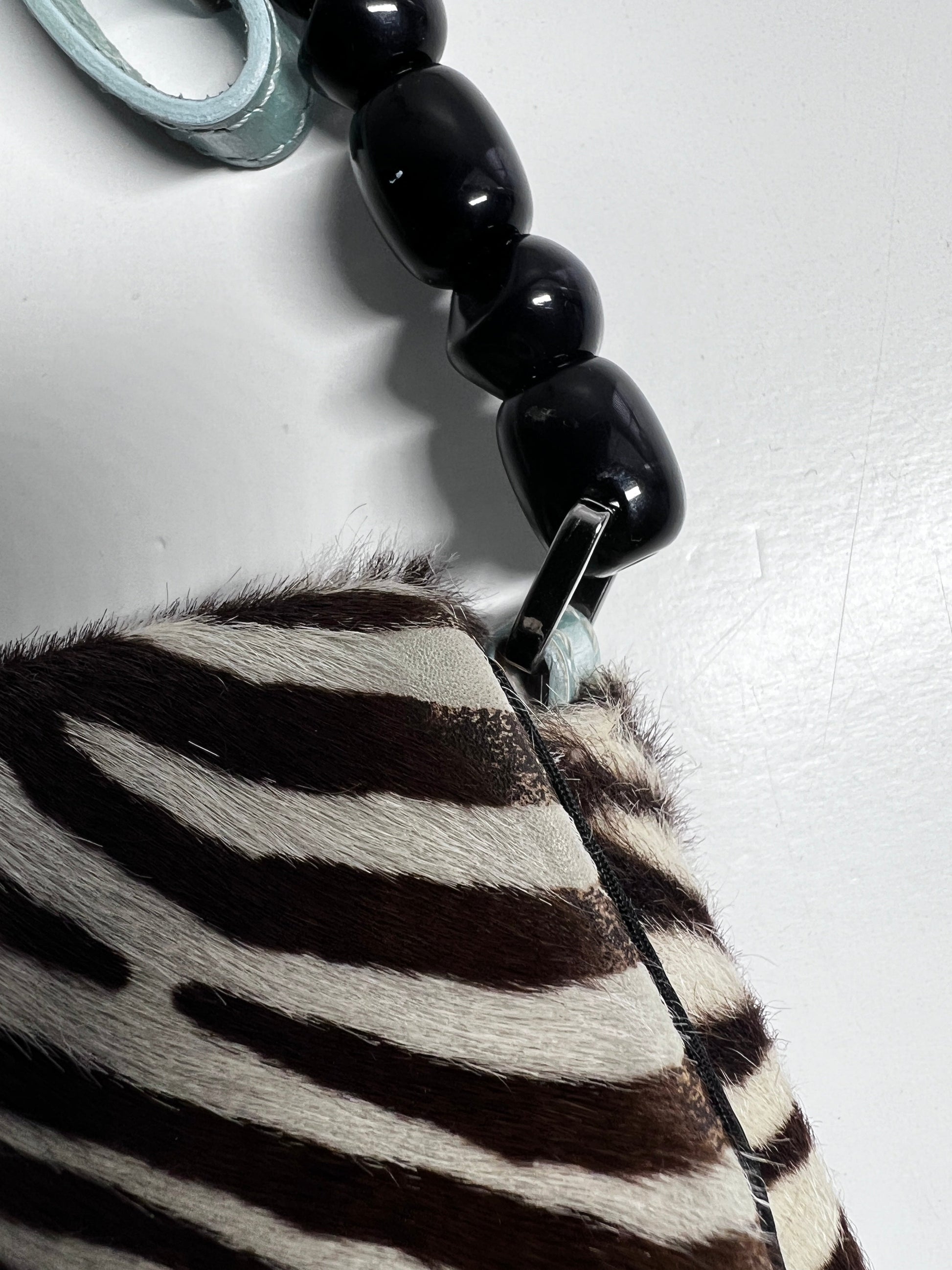 Vintage Dior zebra print pony hair Malice bag