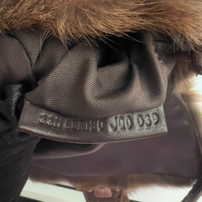 Fendi mini mamma size cute squirrel fur baguette