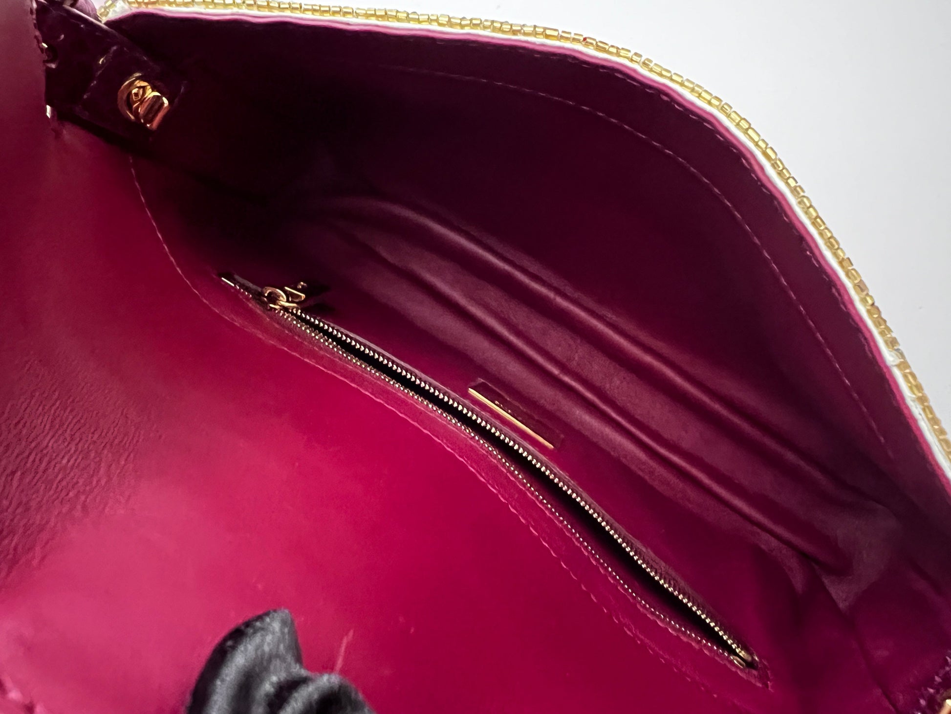 Fendi multi-color beaded FF baguette