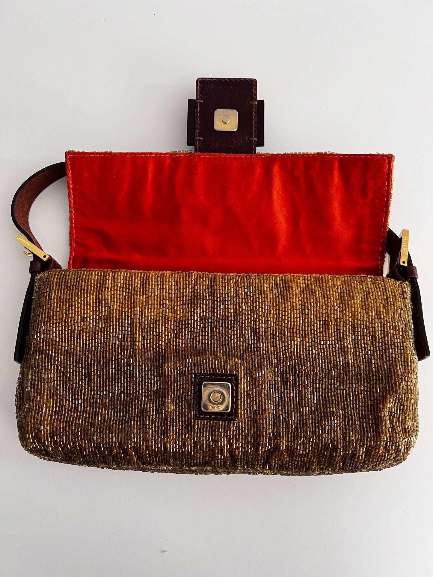 Vintage Fendi beaded baguette (sex and the city style)