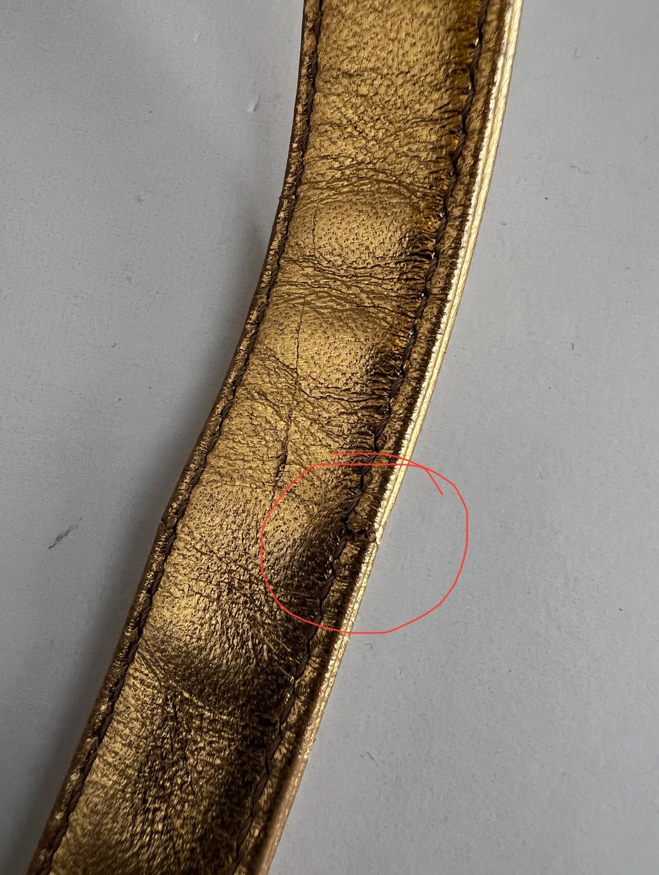 Classic vintage Fendi gold baguette