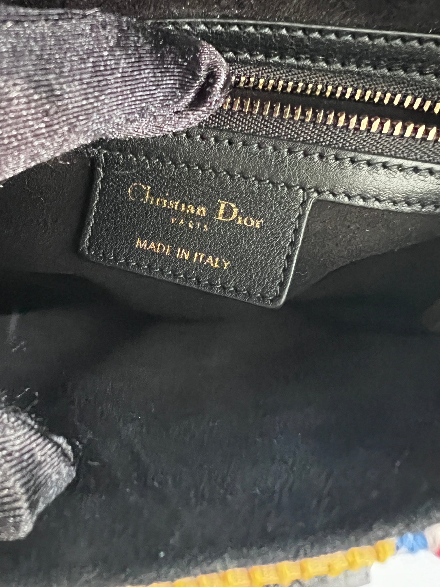 Dior Love& Peace beaded saddle bag from 2018