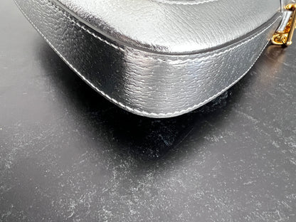 Gucci silver mini jackie1961 with chain