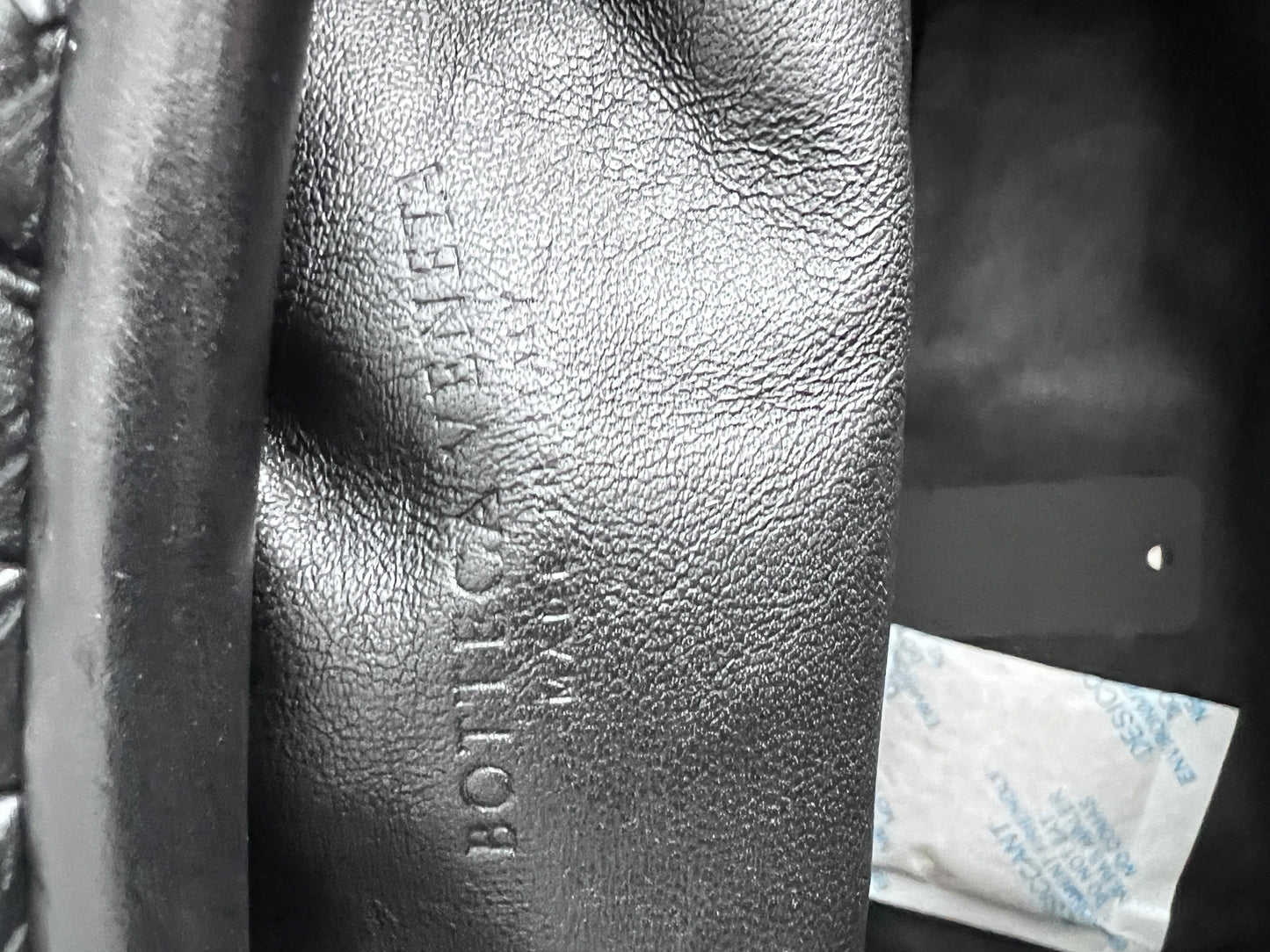 Bottega Veneta Black intrecciato pouch