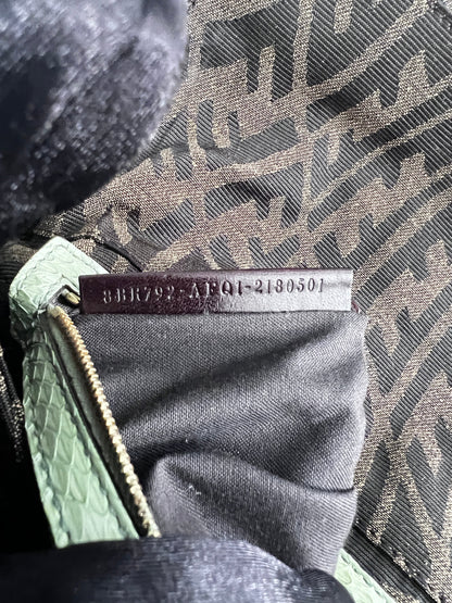 Fendi embroidered zucca baguette 1997