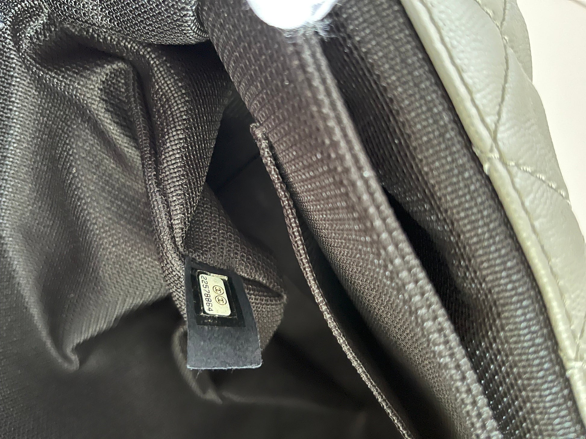 Chanel Classic Flap XXL Silver Leather Travel Bag