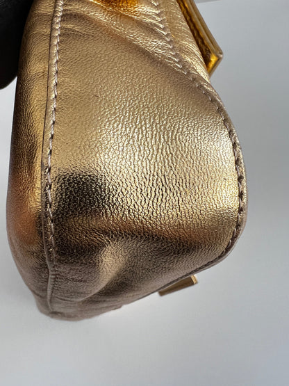 Classic vintage Fendi gold baguette
