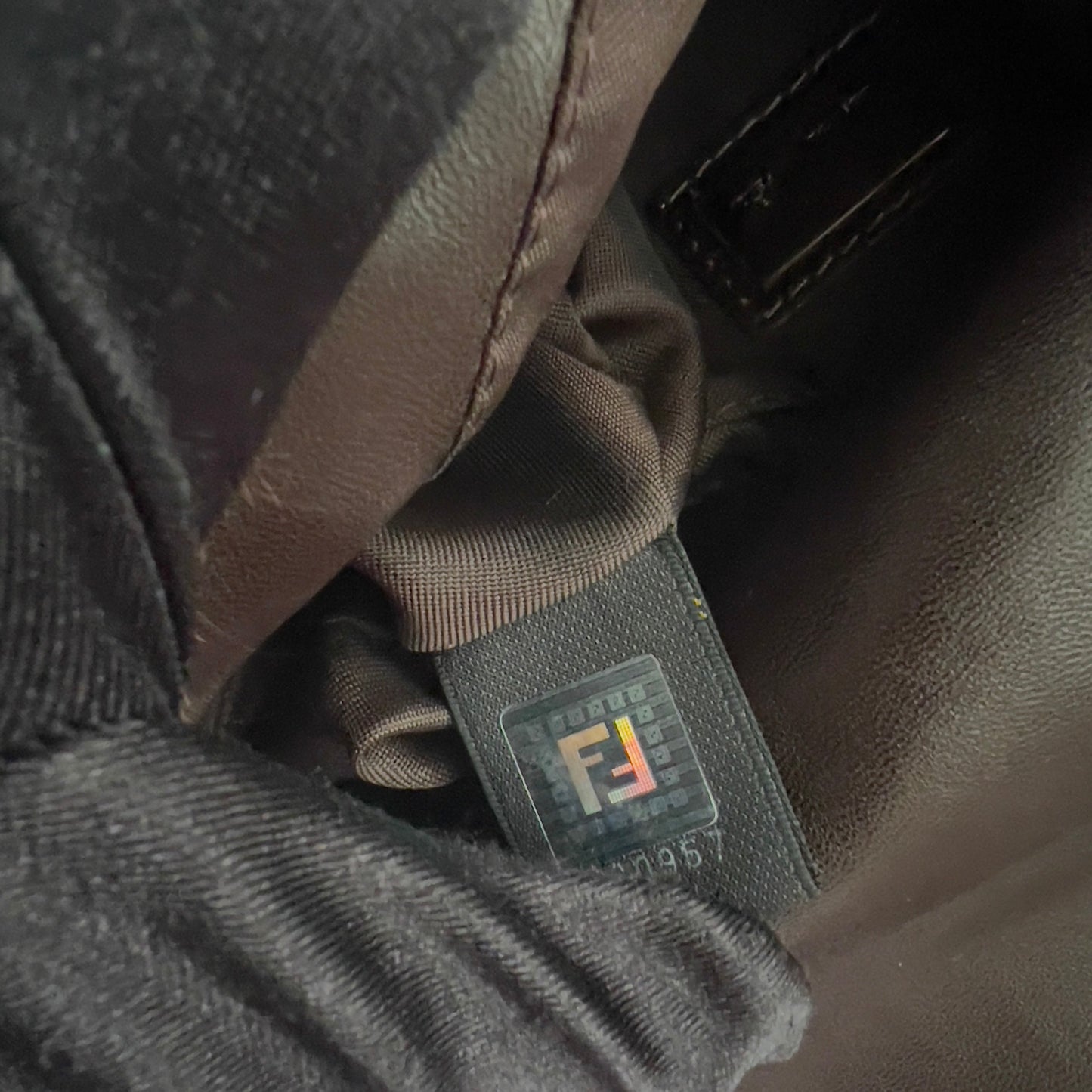 Fendi mini mamma size cute squirrel fur baguette