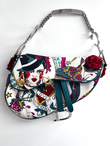 Vintage Dior Gypsy girl saddle bag from 2004 by John Galliano