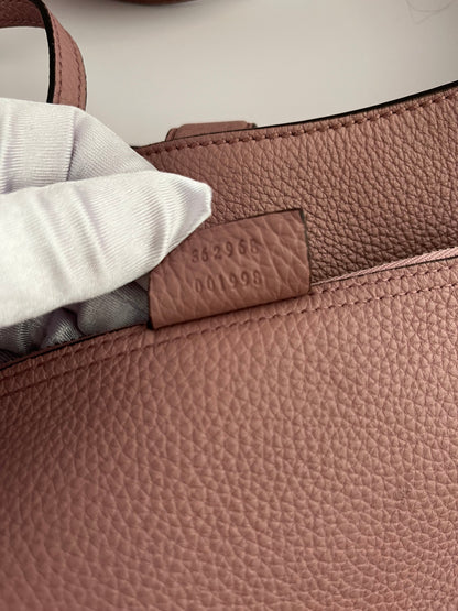 Gucci soft Jackie Hobo big size pink