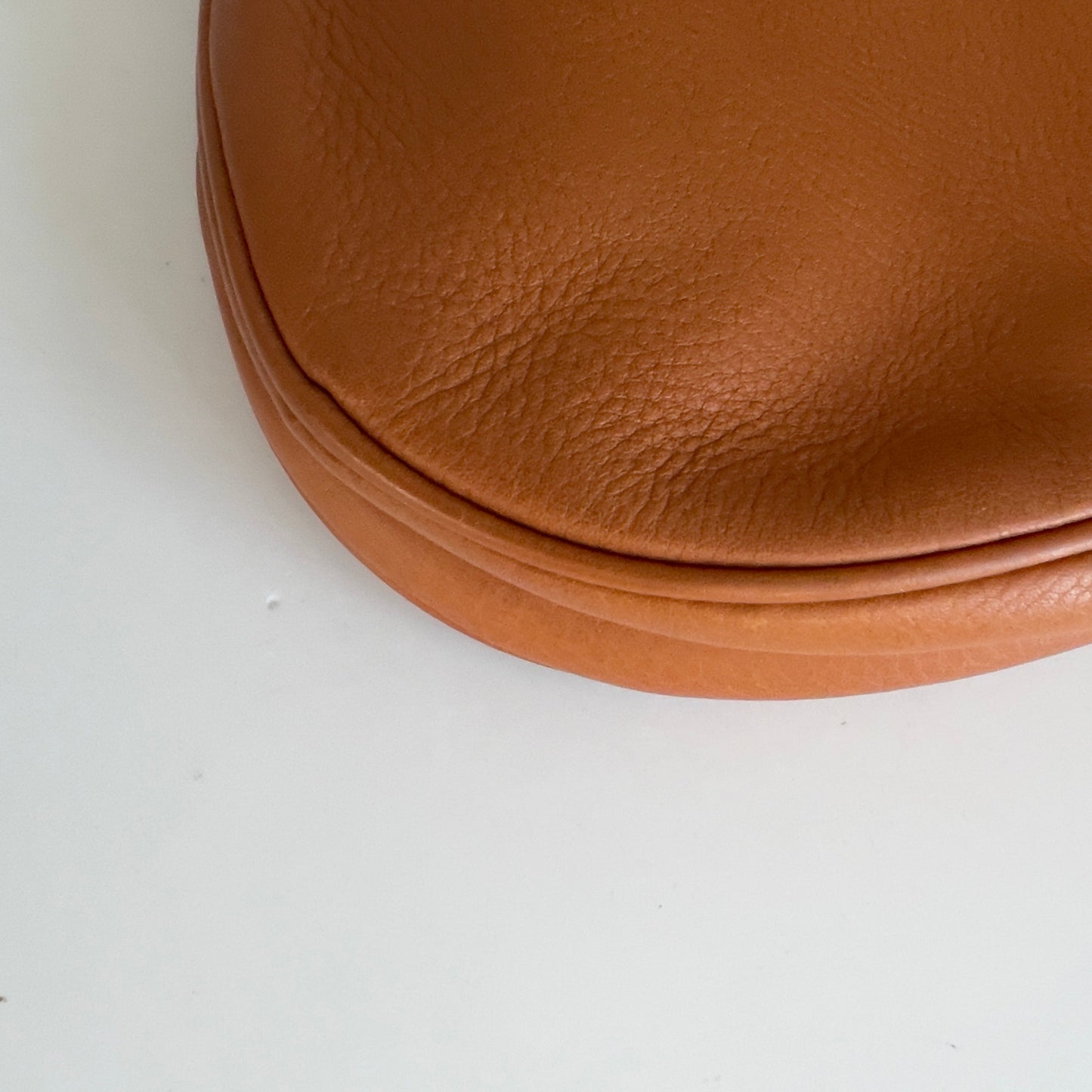 Dior Caramel Leather Saddle Bag