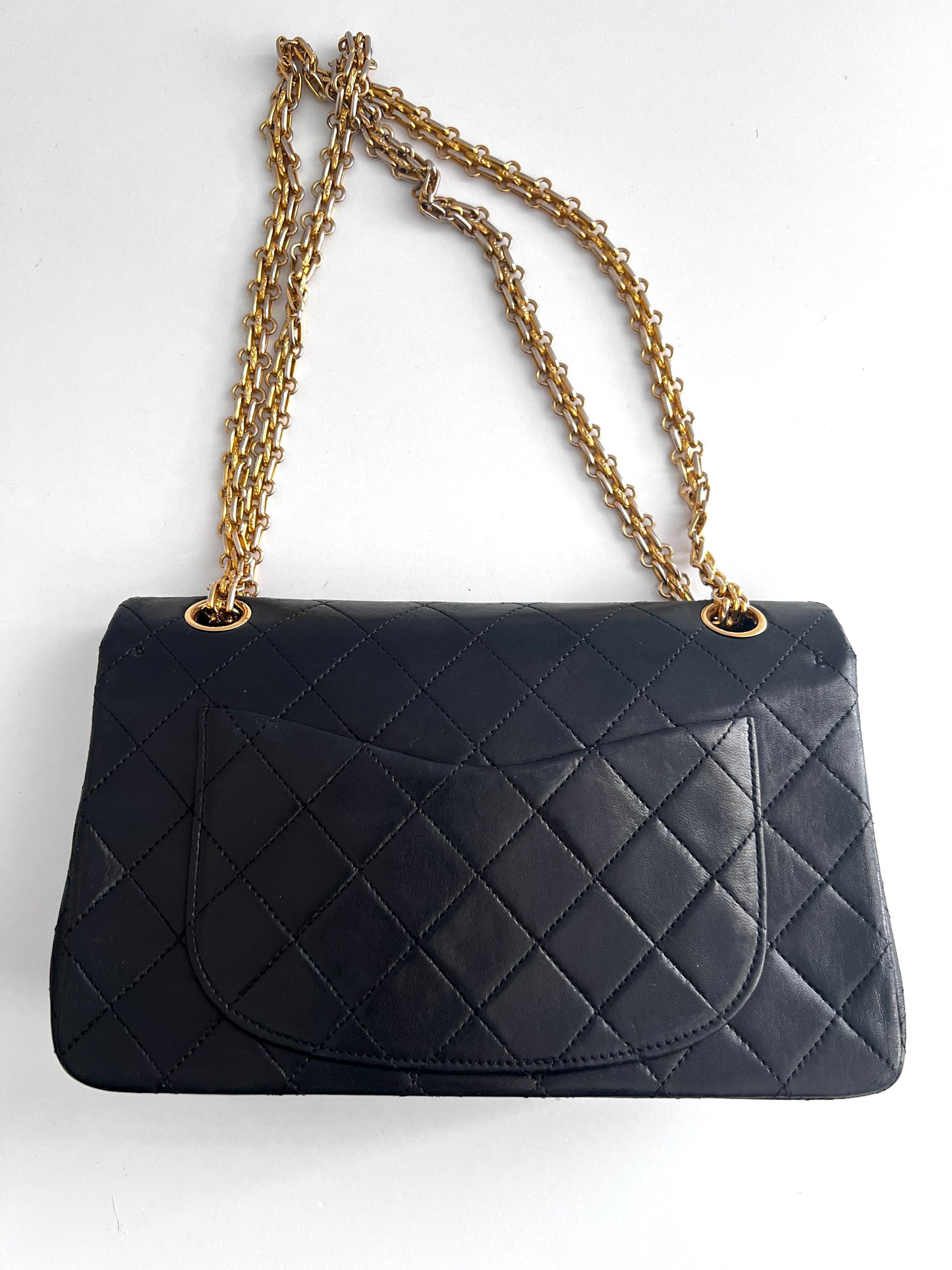 Vintage Chanel small size classic flap with Bijoux chain