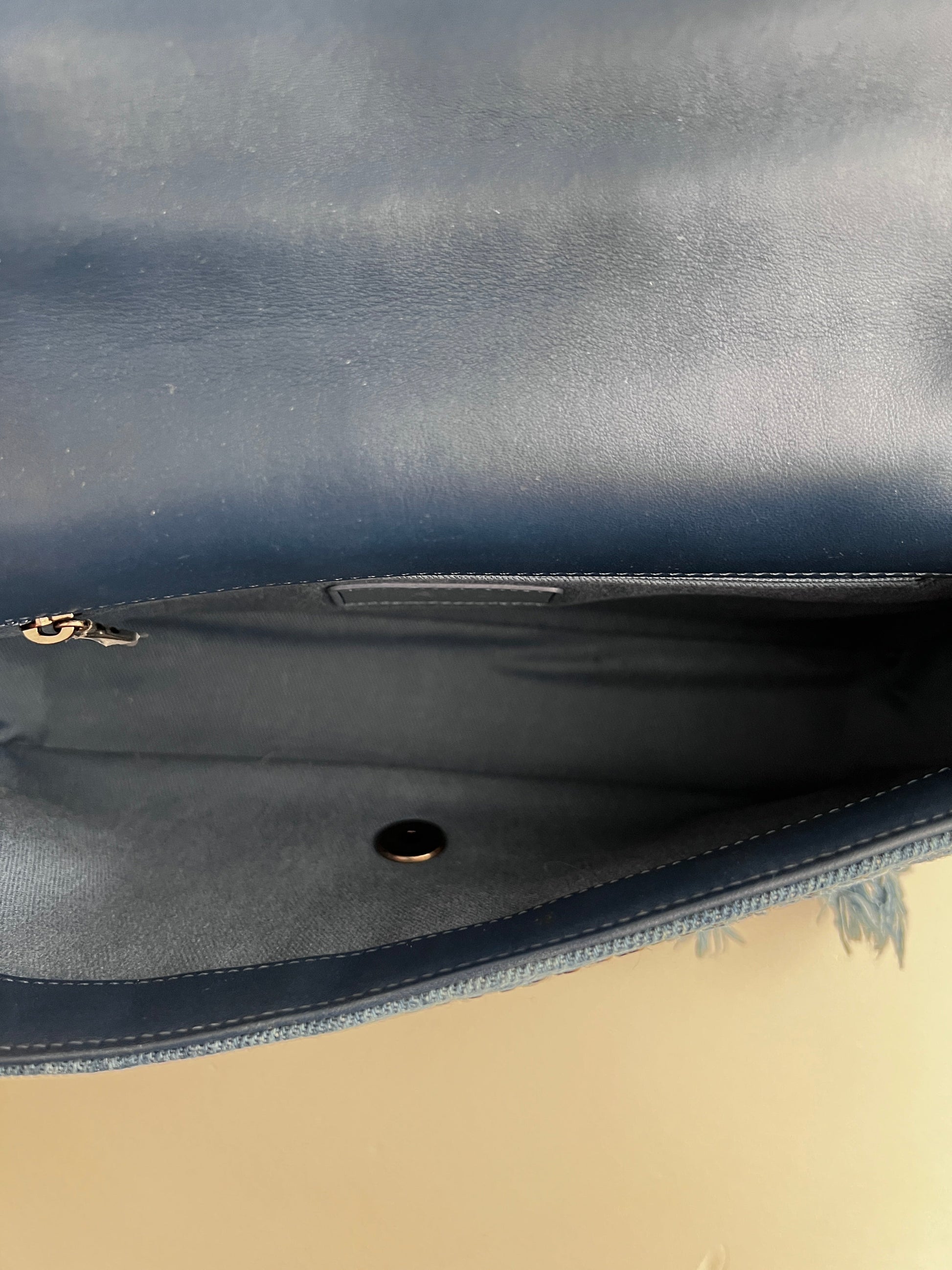 Chanel Paris-Dubai denim flap bag