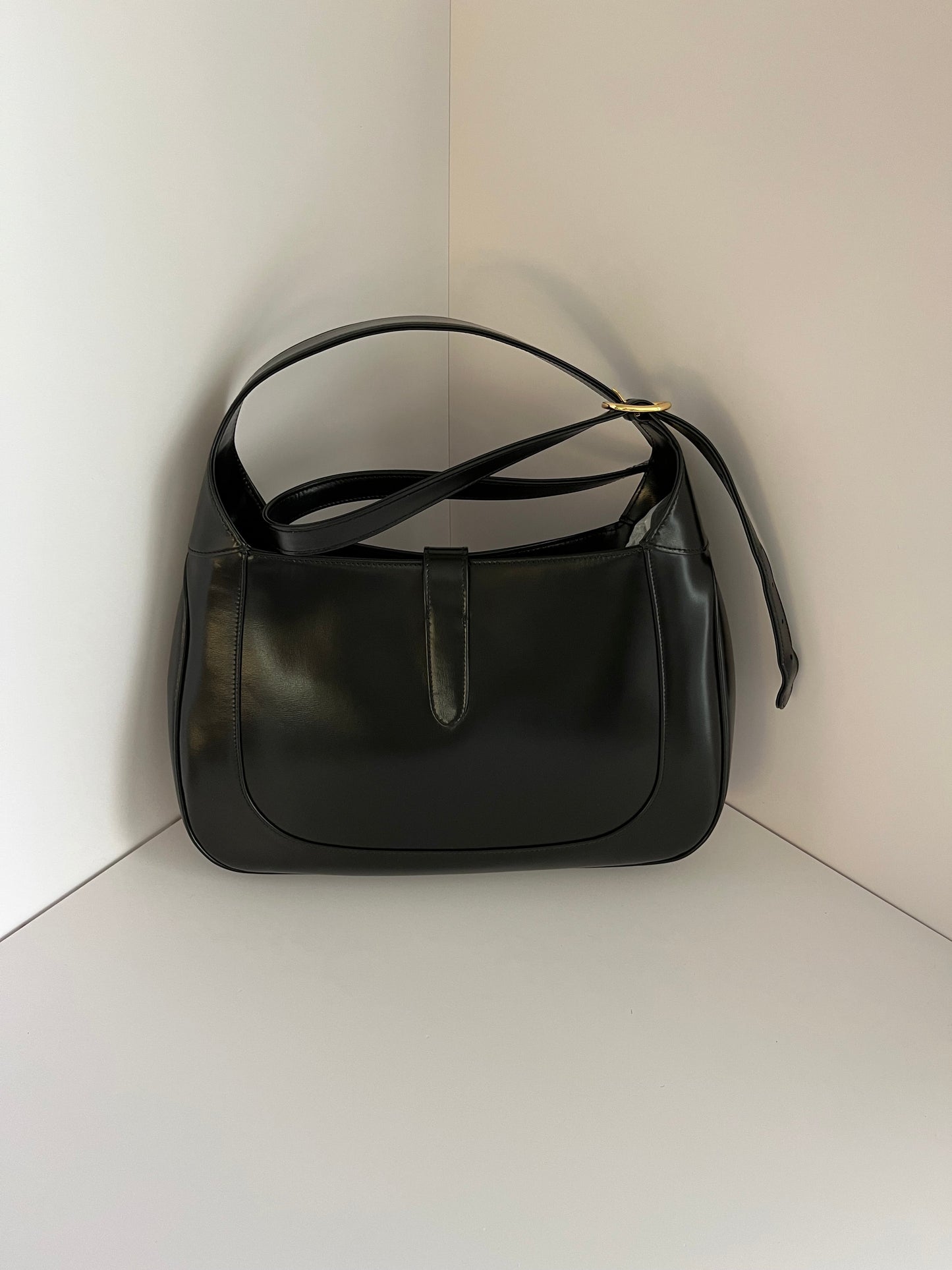 Gucci Jackie black leather shoulder bag