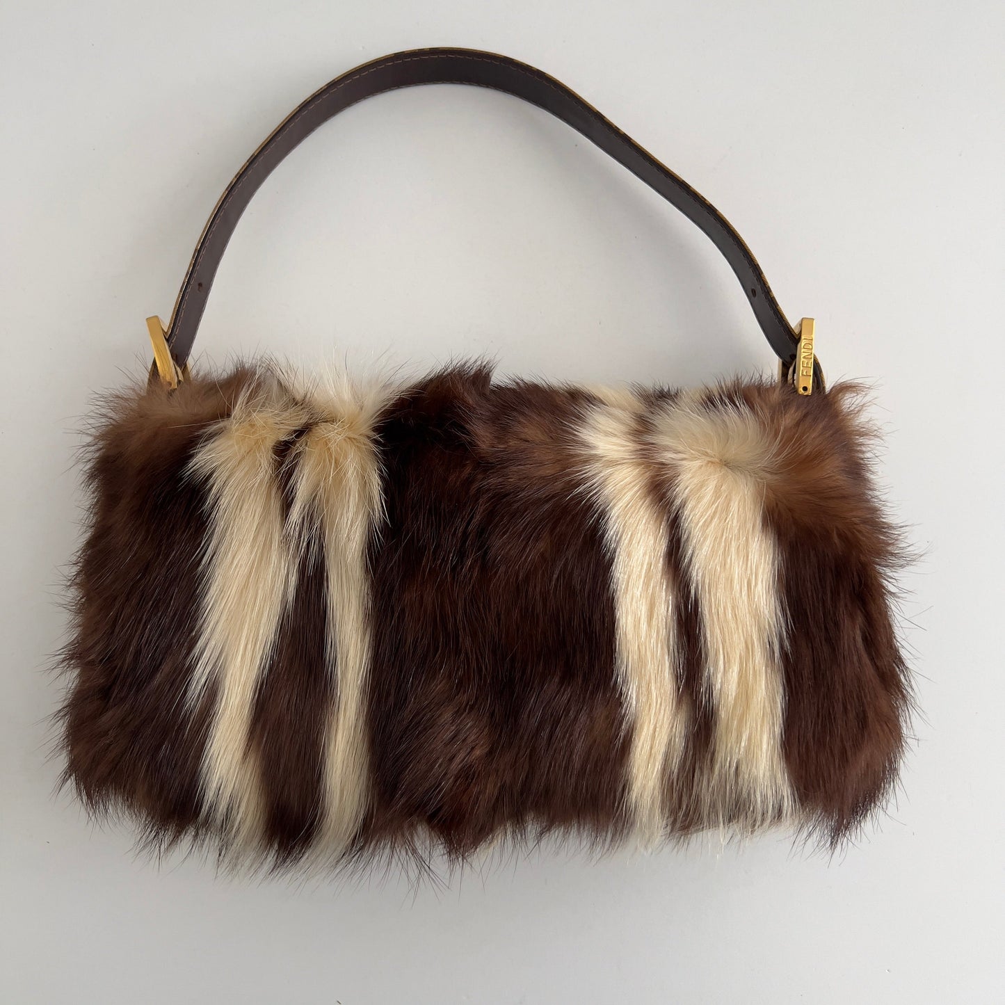 Vintage Fendi Skunk Fur Baguette