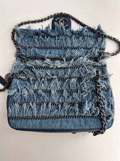 Chanel Paris-Dubai denim flap bag