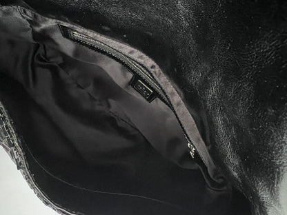 Fendi Black sequin Mamma baguette