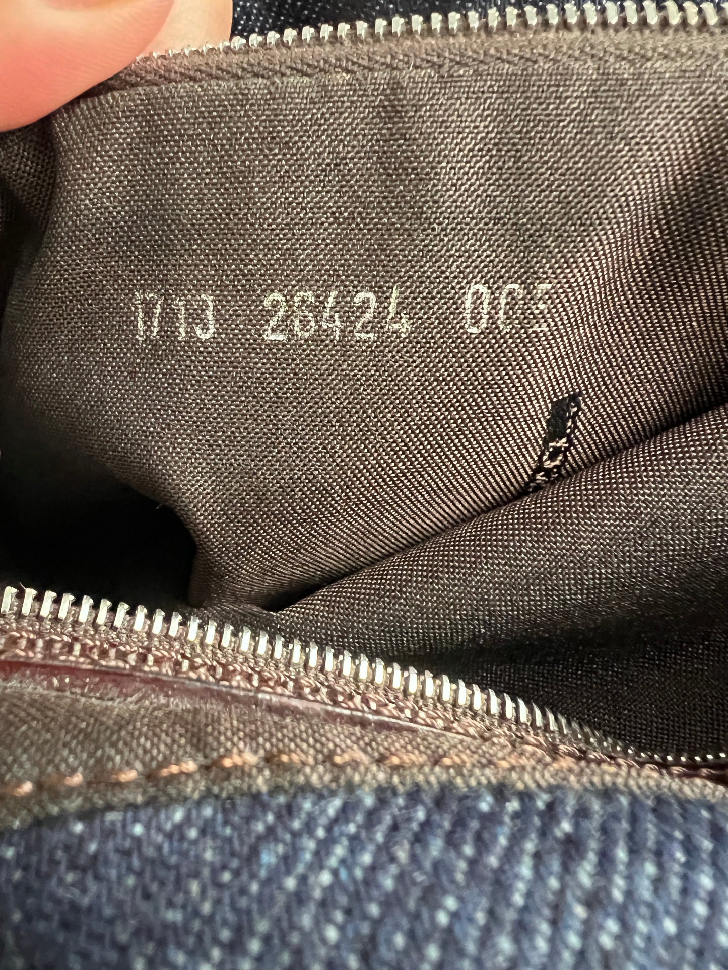 Vintage Fendi Denim baguette