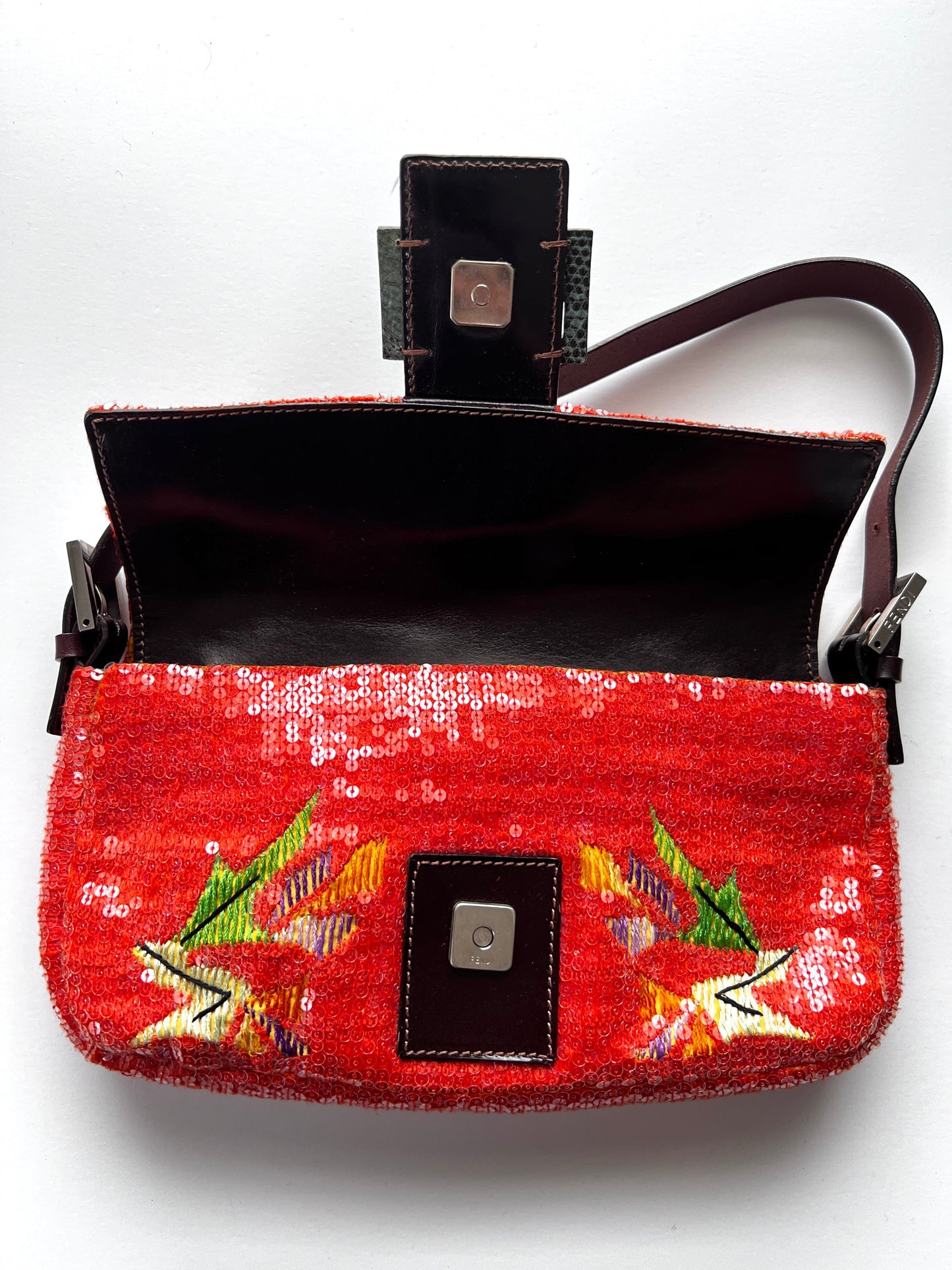 Carrie Bradshaw's Fendi topical sequin baguette