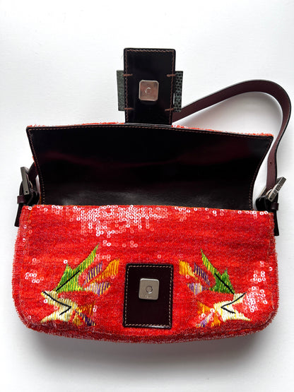 Carrie Bradshaw's Fendi topical sequin baguette