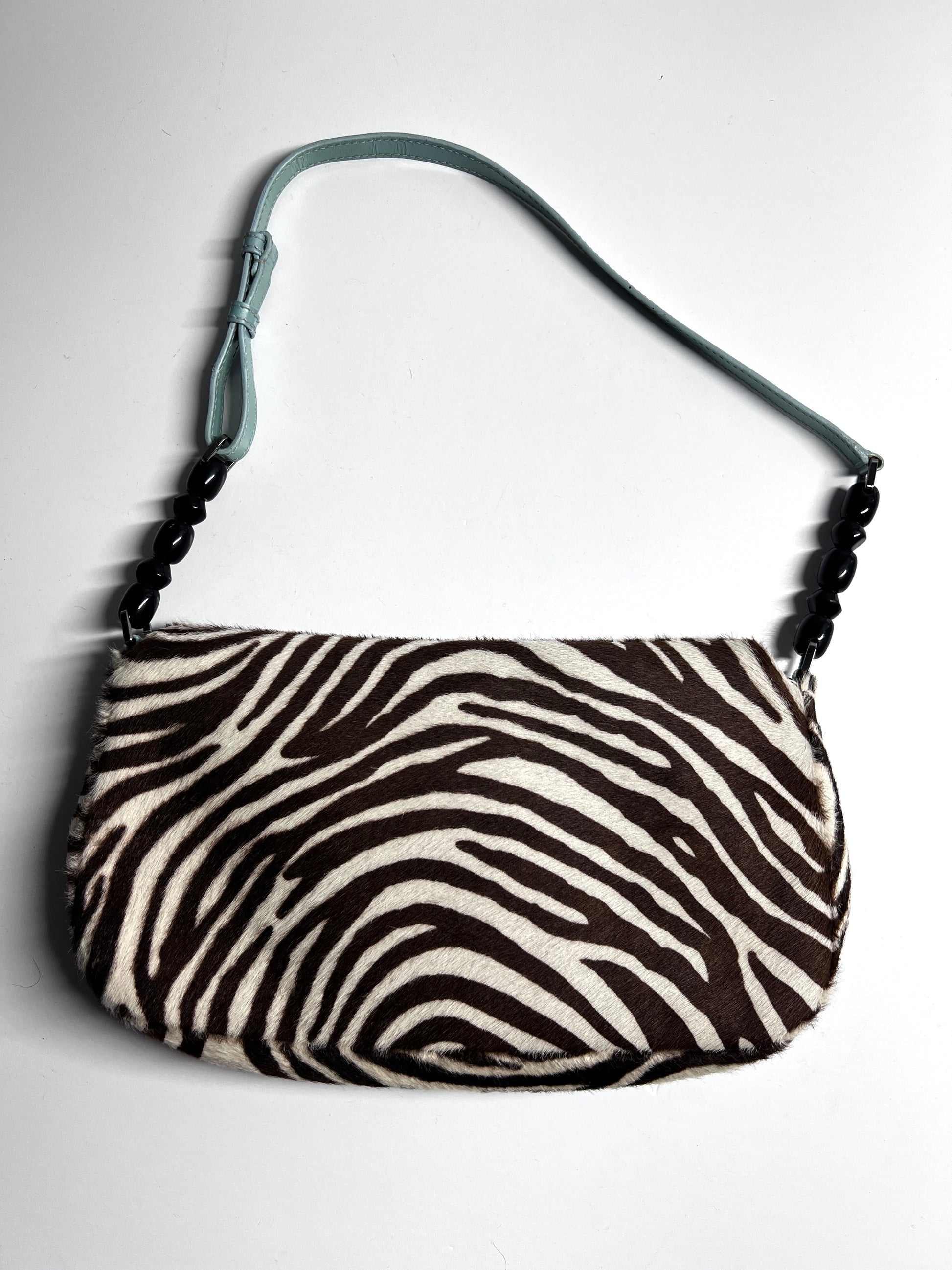 Vintage Dior zebra print pony hair Malice bag