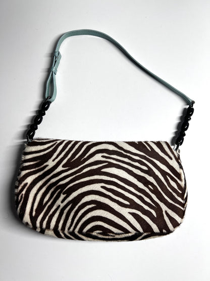 Vintage Dior zebra print pony hair Malice bag