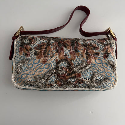 Vintage Fendi Embroidered Baguette