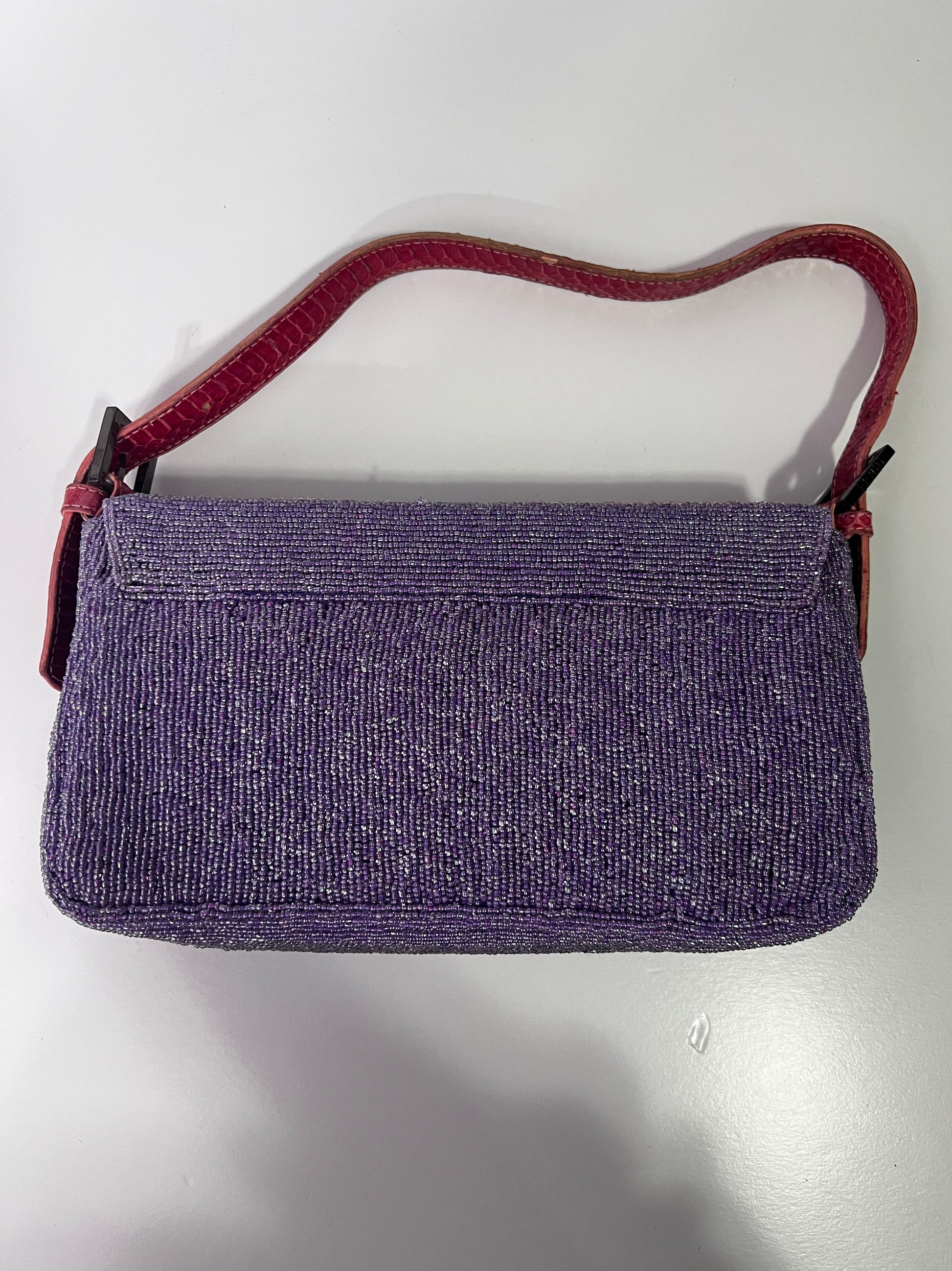 Vintage Fendi Boho beaded baguette