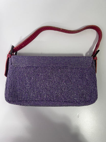 Vintage Fendi Boho beaded baguette