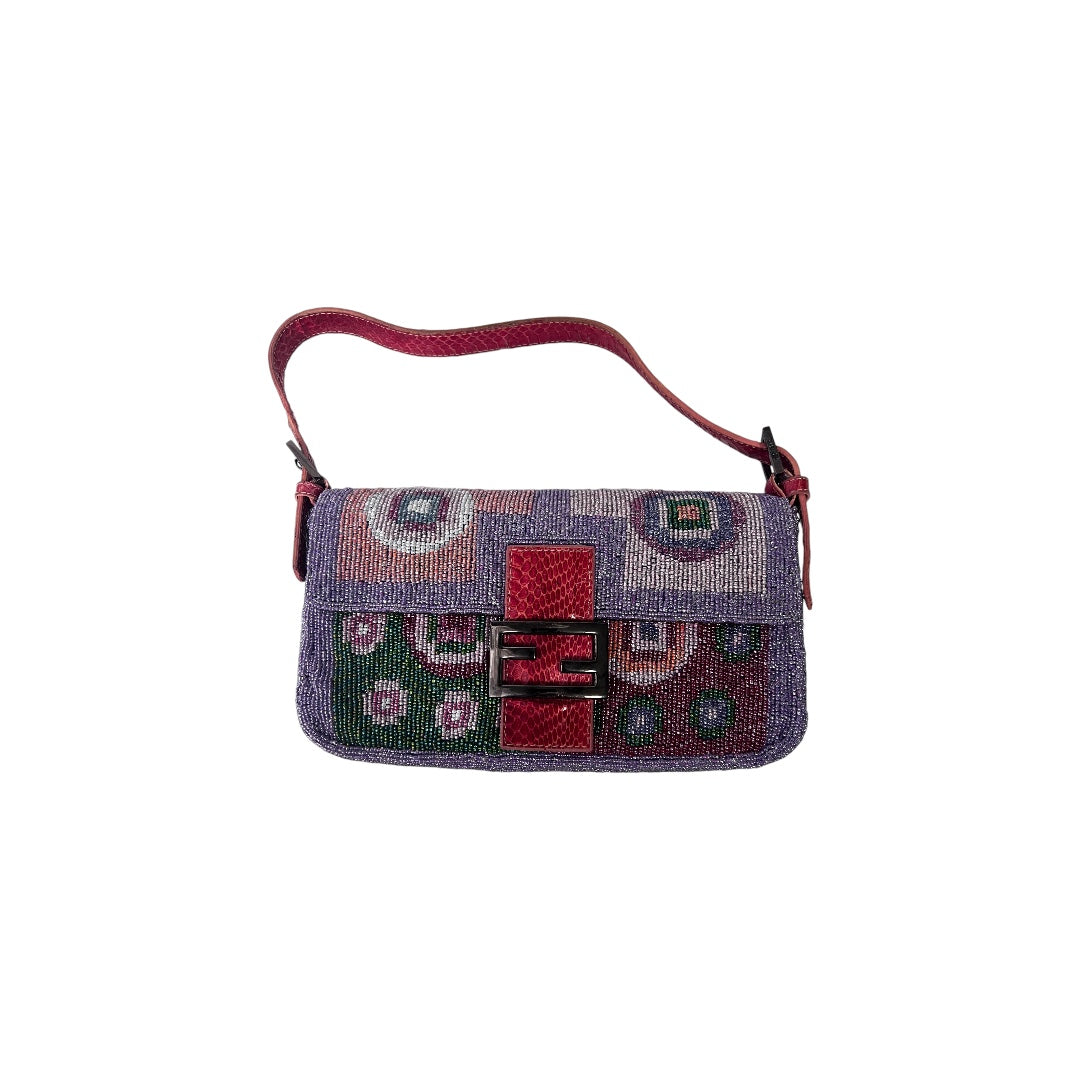 Fendi Vintage Fendi Boho beaded baguette