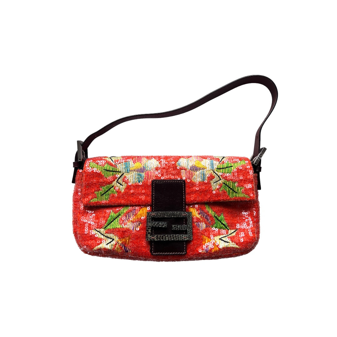 Fendi Carrie Bradshaw’s Fendi topical sequin baguette