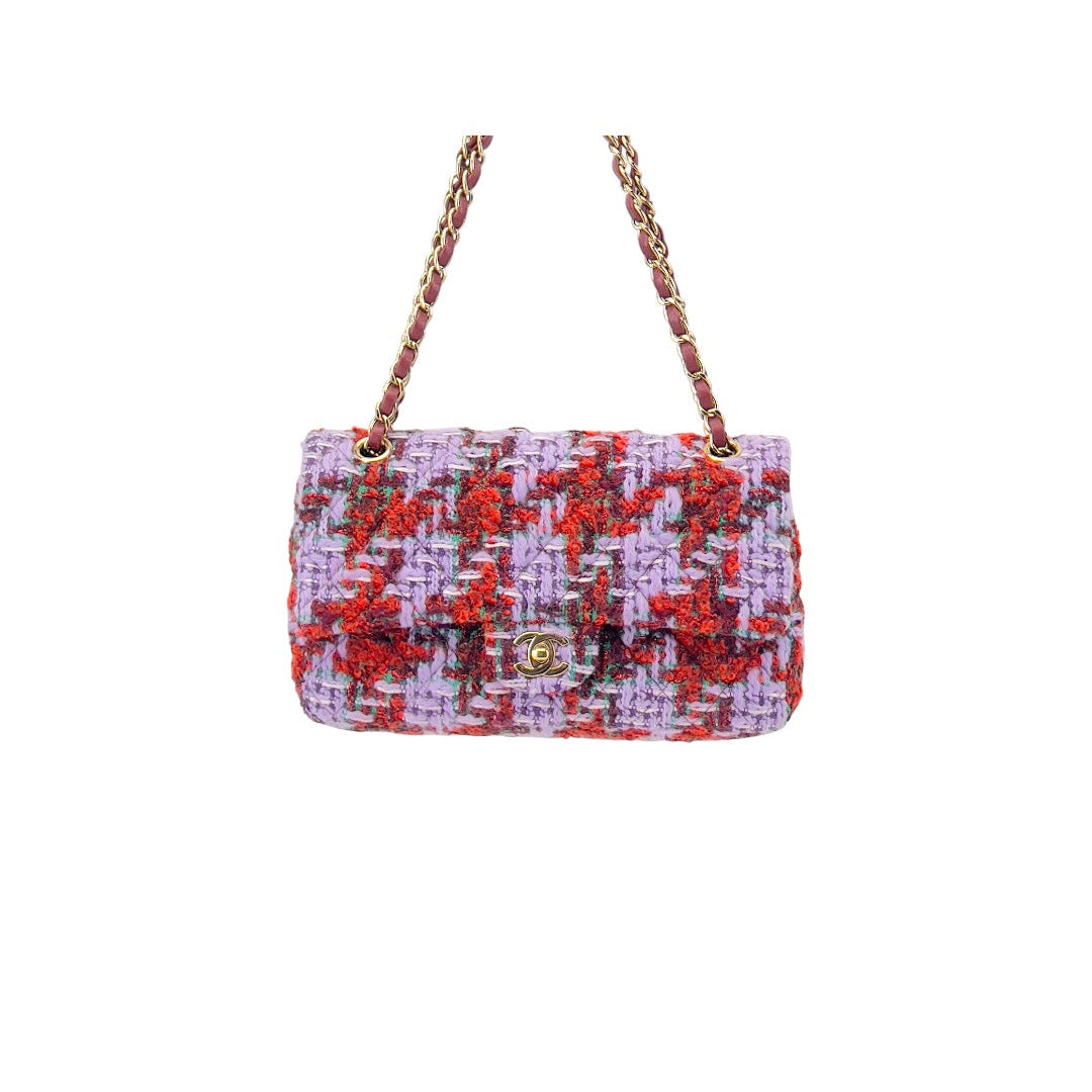 Chanel Chanel christams limited edition tweed double flap