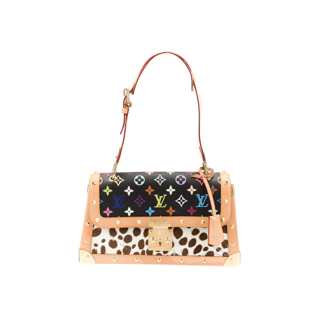 Louis Vuitton (LV) Louis Vuitton Dalmatian Pochette Monogram Multicolor Pony Hair