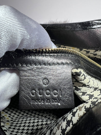 Vintage Gucci mink Crocodile big Jackie bag