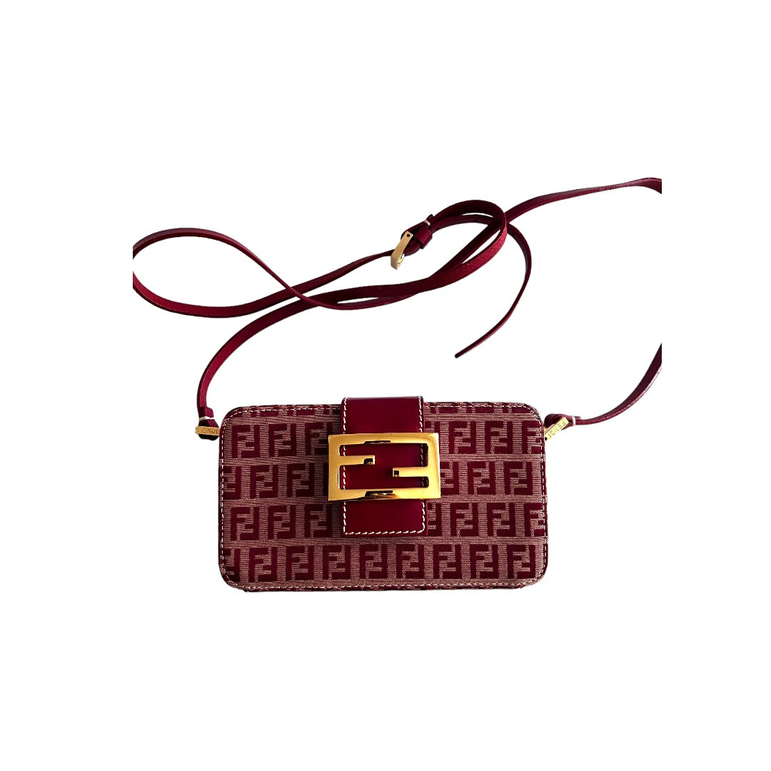Fendi Fendi Vintage zucchino red box crossbody bag