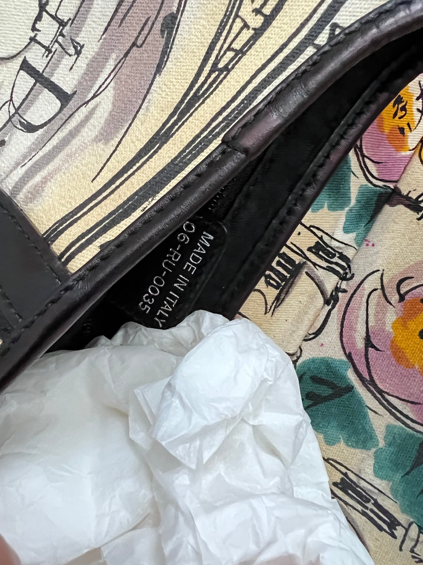 Vintage Paris 50's Dior saddle bag