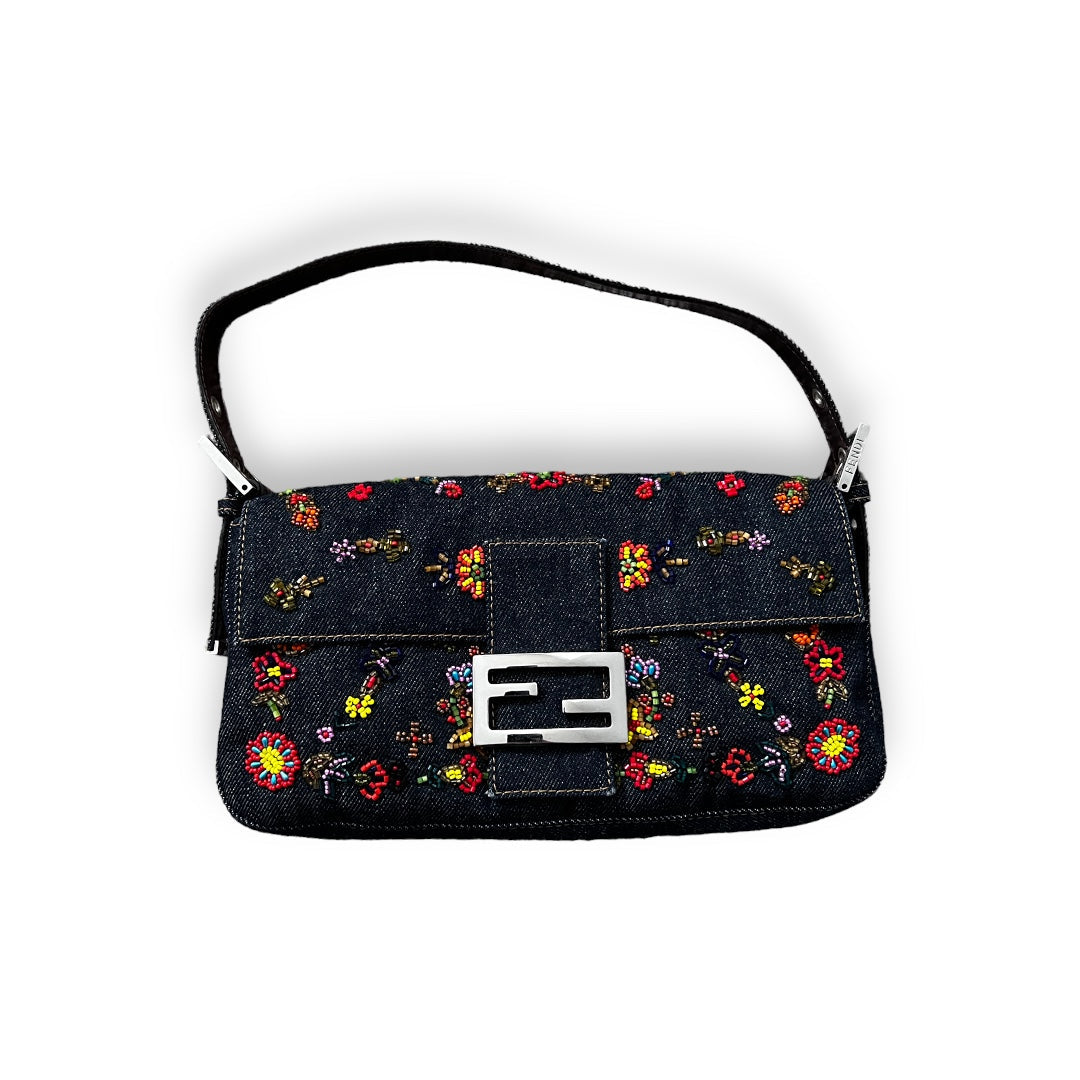 Fendi Fendi 25 anniversary beaded baguette