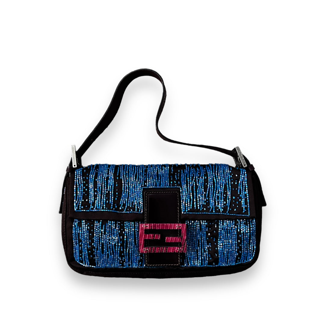 Fendi Vintage Fendi beaded baguette