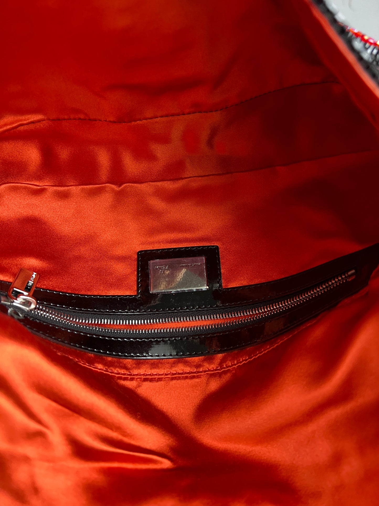 Fendi Iconic vintage black beaded baguette